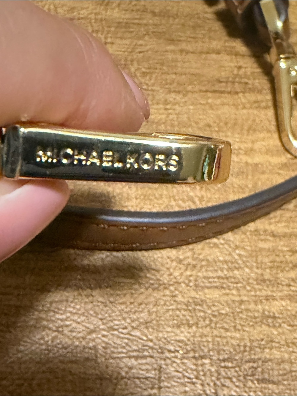 Michael Kors Brown Leather Adjustable Crossbody Replacement Bag Strap
